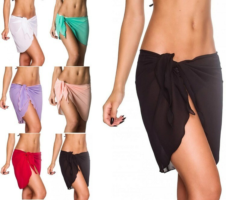 beach cover up wrap skirt
